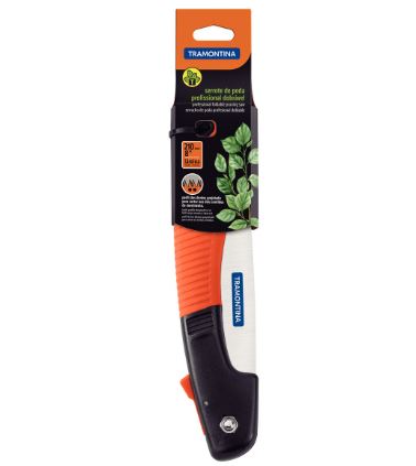 Serrote de Poda Profissional Metálico Dobrável 8” 21cm Para Jardim - Tramontina