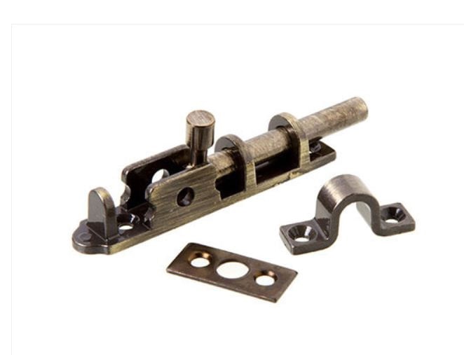 Trinco Cromo Acetinado 9cm Uniao Mundial