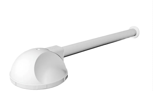 Chuveiro Plastico 4'' Branco Duda