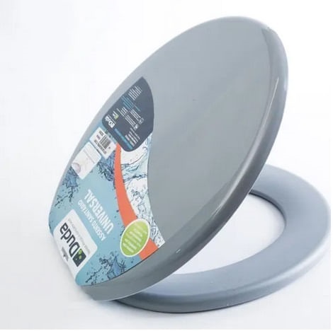 Assento Sanit Almofadado Cinza Escuro