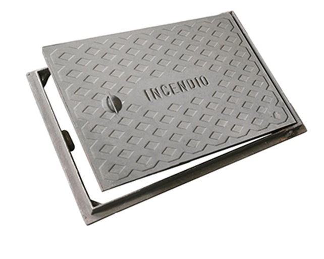 Tampa Incendio 60x40cm Ferro Fundido