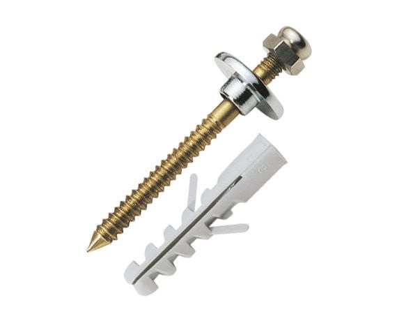 Parafuso Louça Sanita 6x75mm C/bucha bem