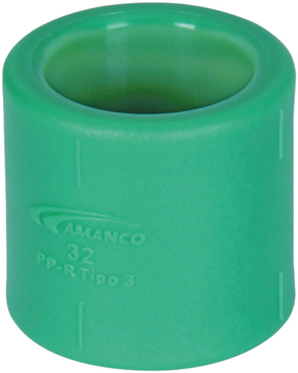 Luva Simples f/f ppr cb 20mm Verde Amanc