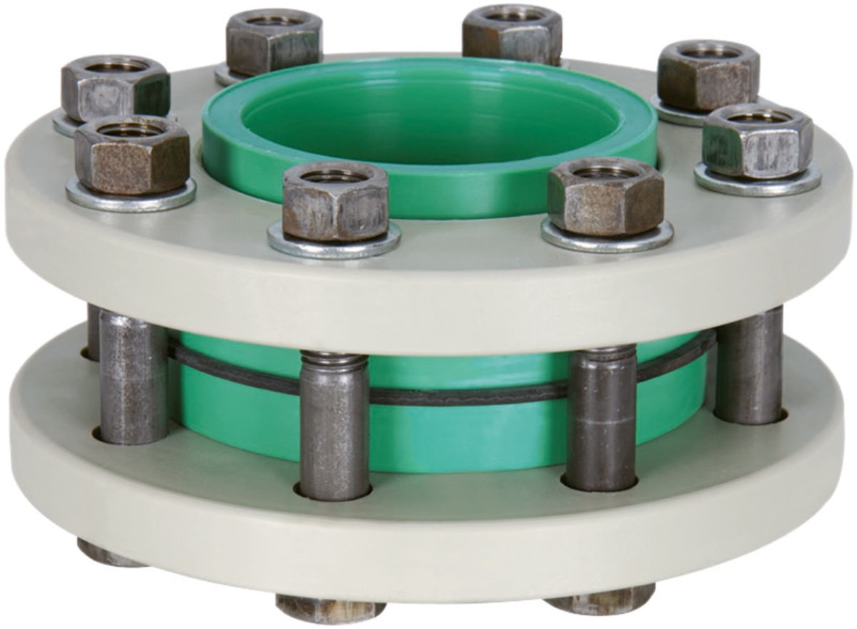 Uniao ppr 63mm cb Verde Flangeada Amanco