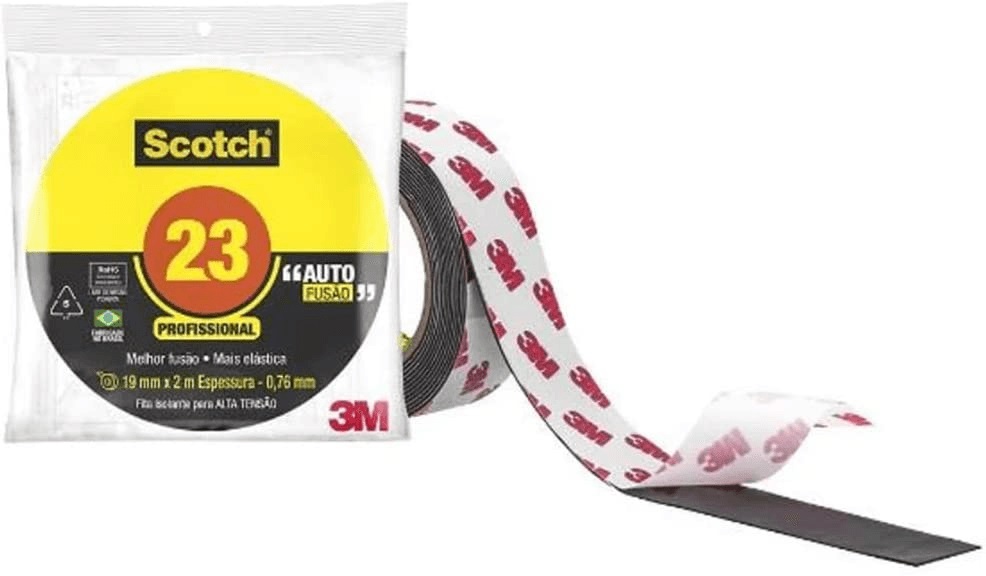 Fita de Alta Tensao 19mmx2mts 3m