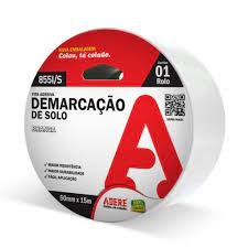 Fita Demarcaçao 50mmx15m Branca Adere