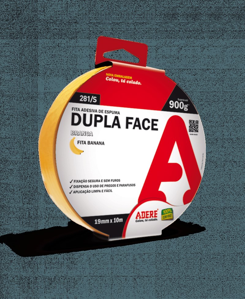 Fita Dupla Face 12mmx10m 281 br Adere