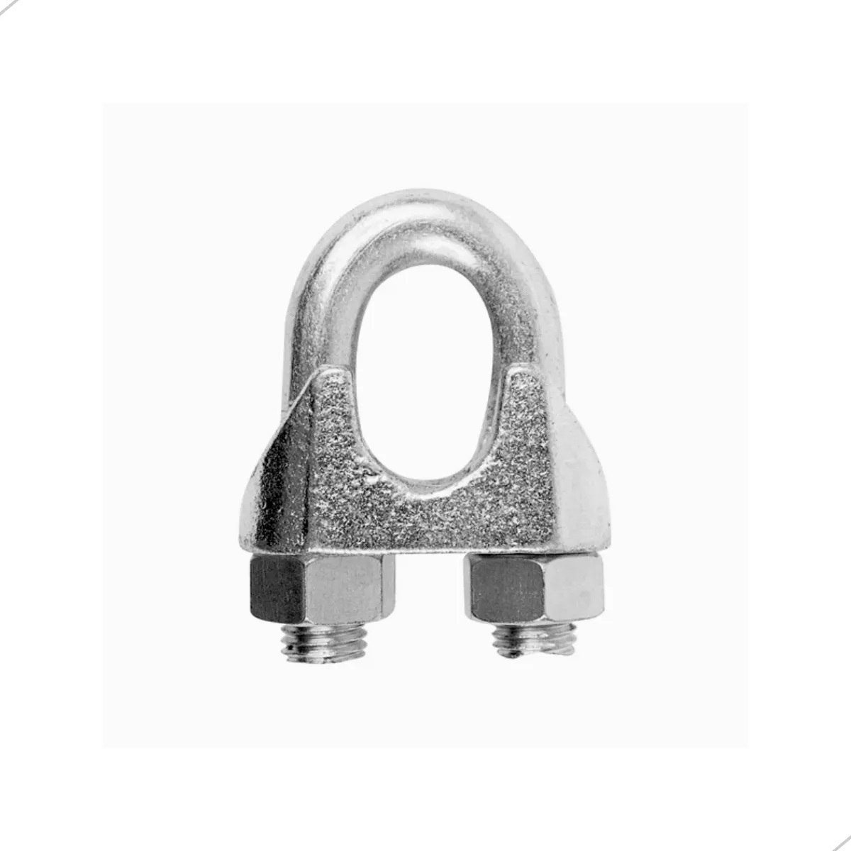 Grampo P/cabo de aco 3/8 - 9,5mm