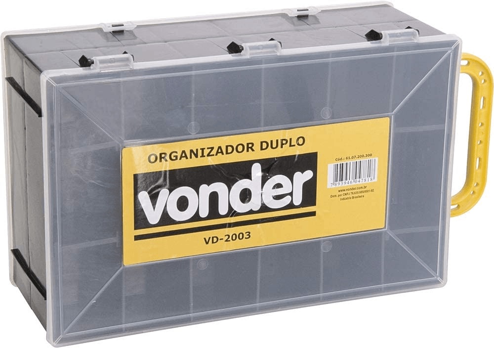 Organizador Plastico Duplo Vd2003 Vonde