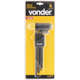 Chave Allen 1,5-10mm jg 10pcs Vonder