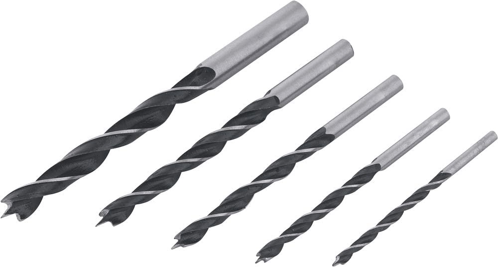 Jogo de Brocas 3pontas 3/4/5/6/8mm 5pcs