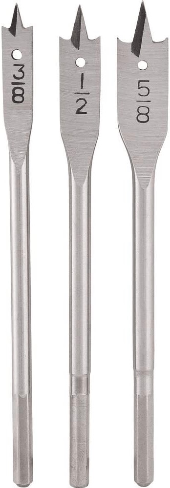 Jogo de Brocas Chata P/madeira 3pcs Vond