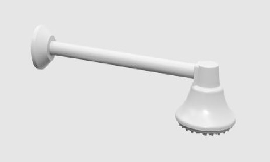 Ducha Completa Branca 4” Franmig