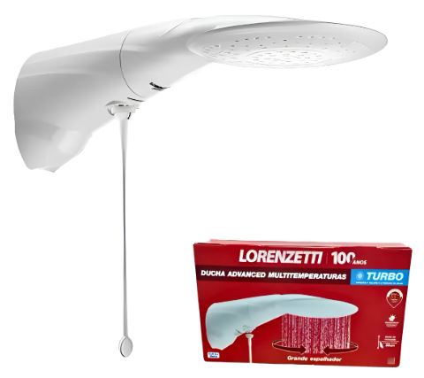 Ducha Advanced Turbo Multitemperaturas 6400w 220v - Lorenzetti