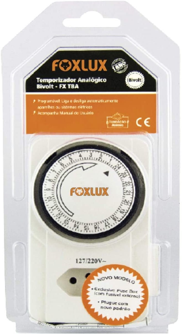 Temporizador Digital/analogico Foxlux