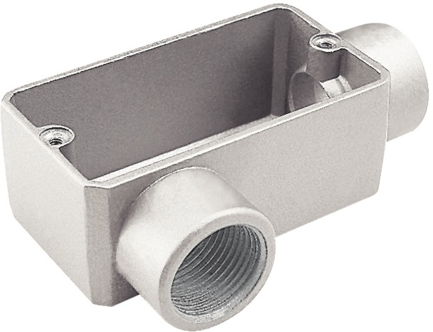 Condulete de Aluminio lr S/rosca 1”