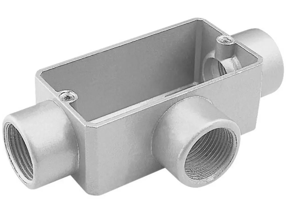 Condulete de Aluminio t S/rosca 1”