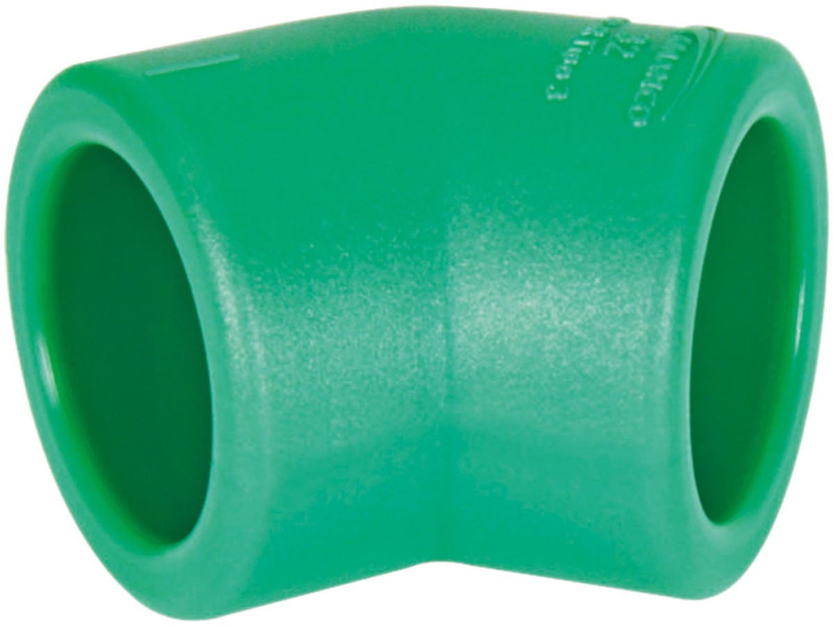 Joelho 45° f/f ppr cb 20mm Verde Amanco
