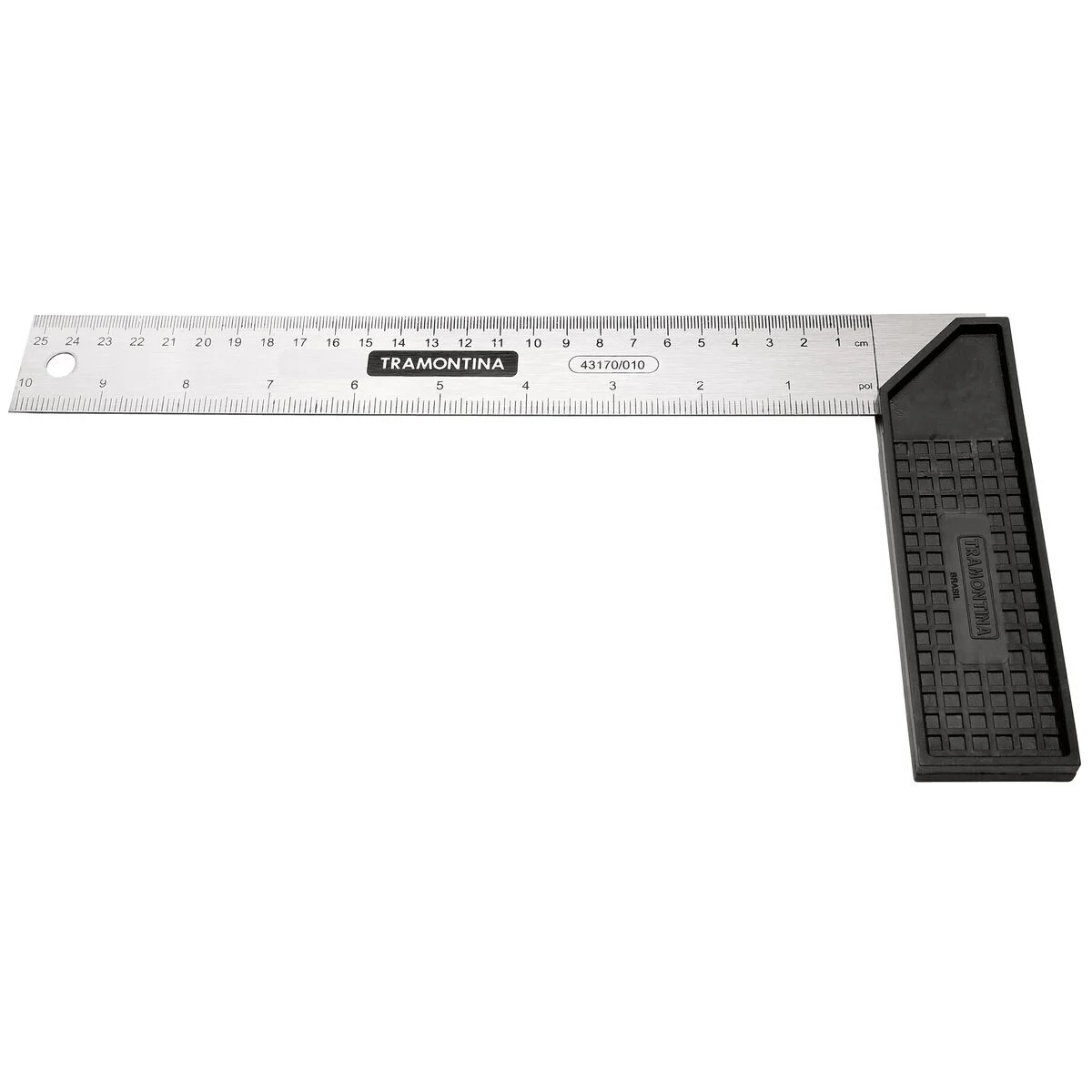 Esquadro 25cm Cabo Plastico Master