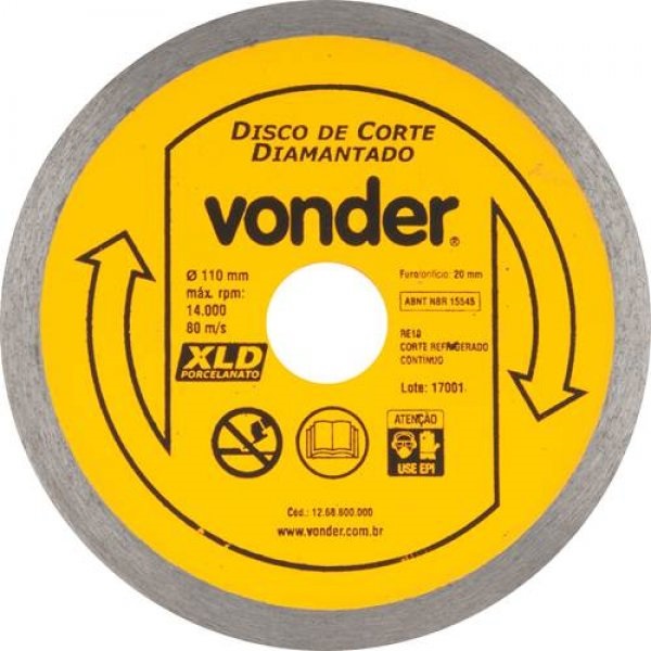 Disco de Corte Diamantado P/porcelanato