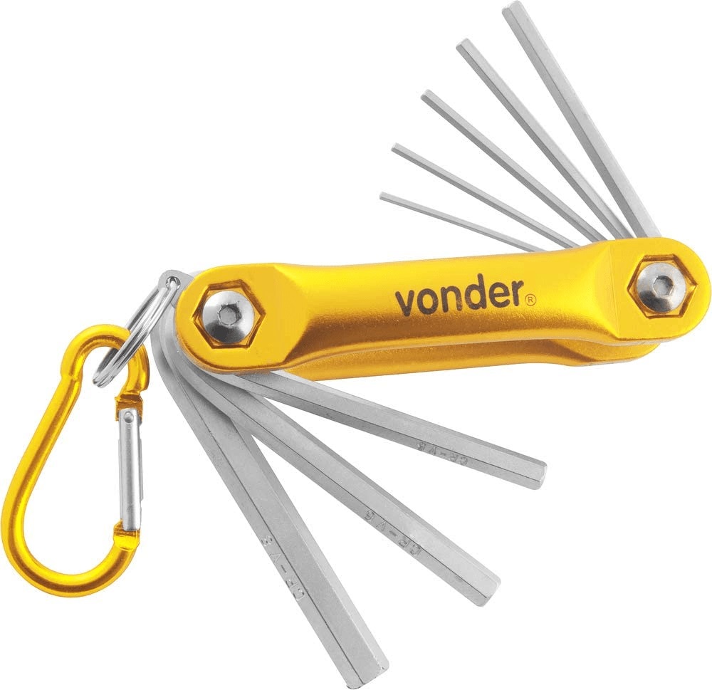Chave Hexagona/allen 1,5-8mm Vonder
