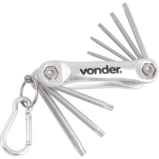 Jogo de Chaves Torx T9-t40 c/ 8 pc Vond