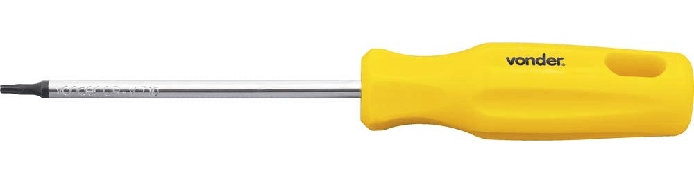 Chave Torx t10 Reta C/cabo Vonder