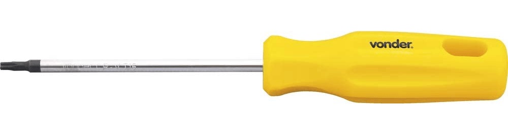 Chave Torx t15 Reta C/cabo Vonder