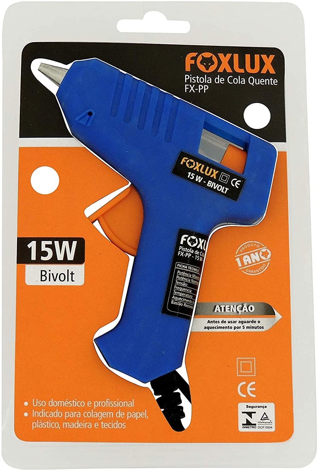 Pistola P/aplicar Silicone 15w Foxlux