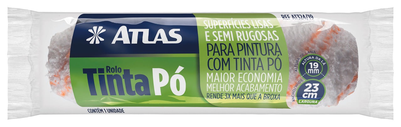 Rolo Veludo 23cm 329/5 Atlas
