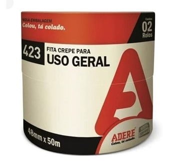 Fita Crepe uso Geral 48mmx50m Bege Adere