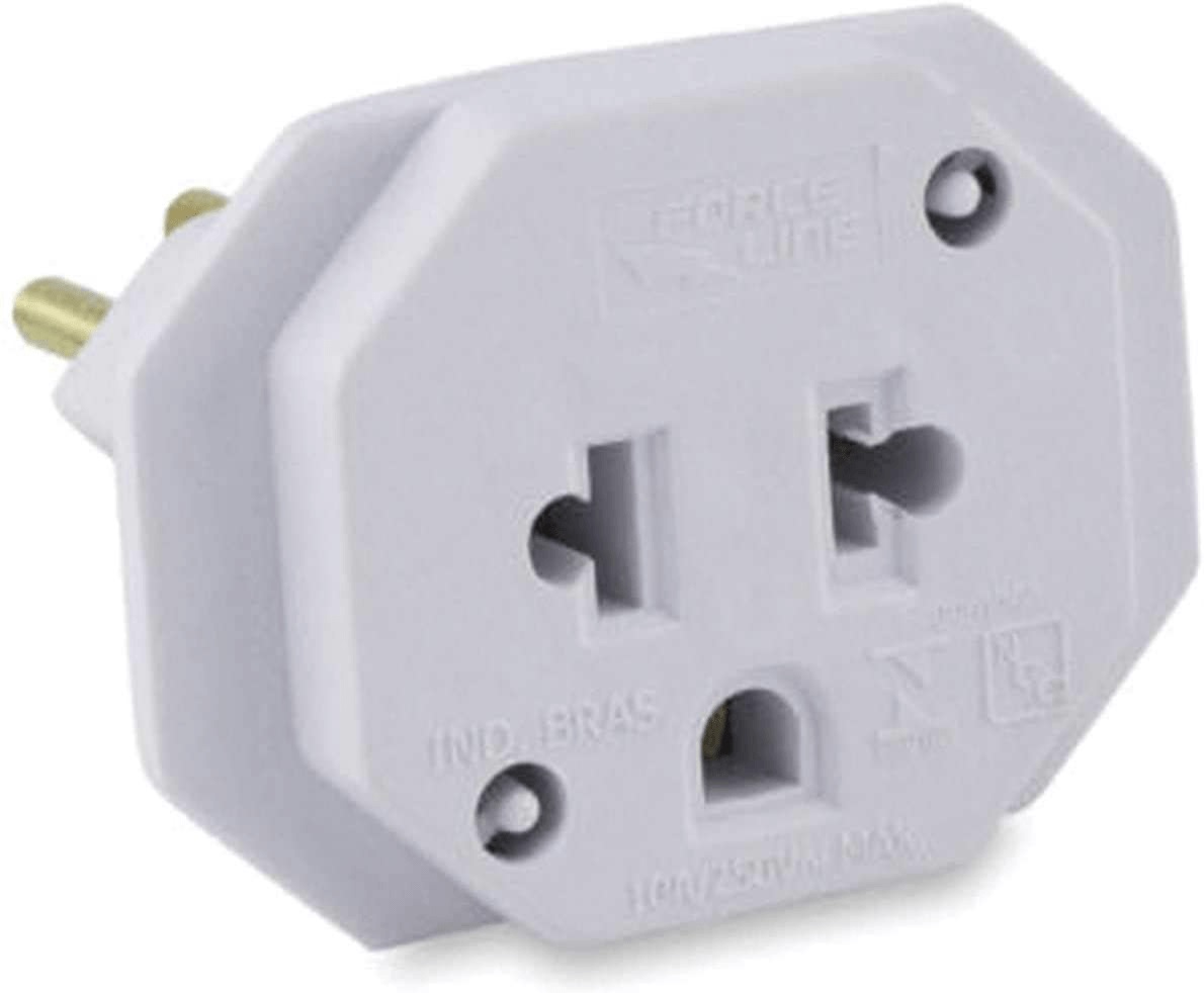 Pino Adaptador P/tomada Branco 4313 for