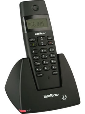 Telefone S/fio C/id pt Intelbras
