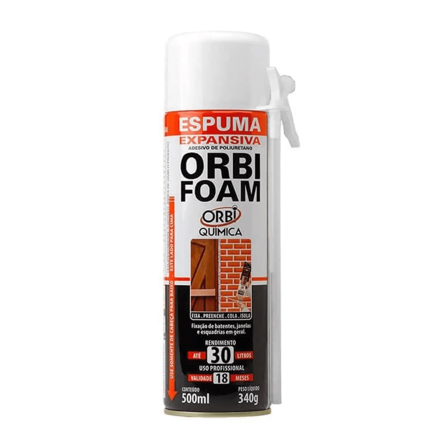 Espuma Expansiva 500ml Orbifoam Orbi