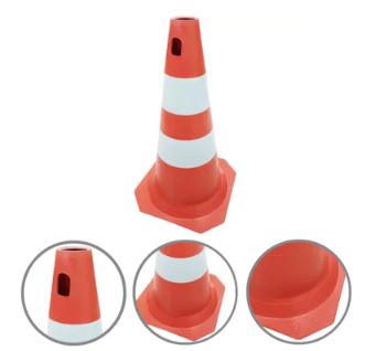 Cone Para Sinalização 50cm Plasticor