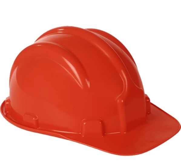 Capacete Plastcor Vermelho C/carneira