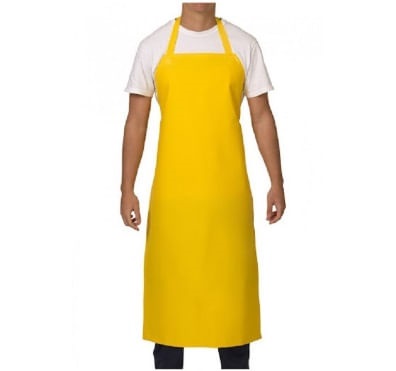 Avental de pvc Amarelo Forrado Plastcor