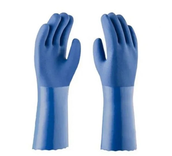 Luva Azul S/forro Palma 26982 Aspe 35cm