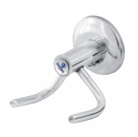 Cabide Duplo Standard Oliveira Metais