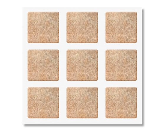 Protetor em pet Quad.30x30mm Bemfixa