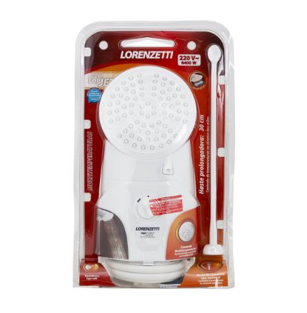 Ducha TopJet Elétrico Multitemperatura 6400w 220v - Lorenzetti