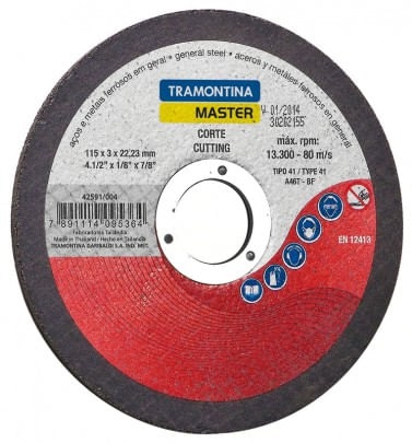 Disco de Corte P/aco 9” 42591/009 Master