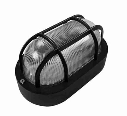 Luminaria Tartaruga C/grade Preta Ilux