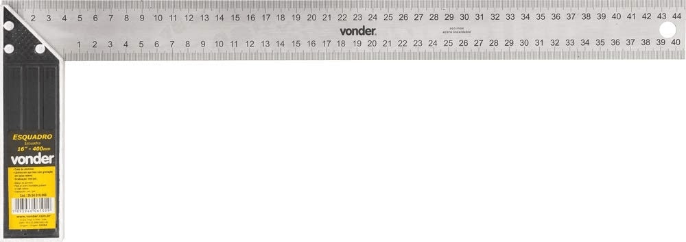 Esquadro 16” Cabo Aluminio Vonder