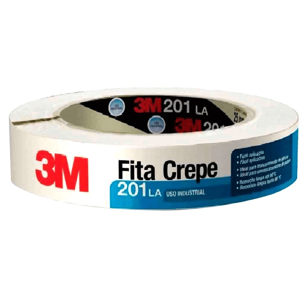 Fita Crepe uso Geral 18mmx50m 2352 3m