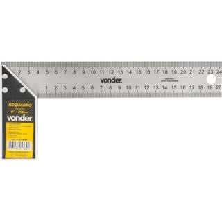 Esquadro 8” Cabo Aluminio Vonder