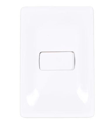 Conjunto de Interruptor Simples 10A Branco Zeffia - Pial