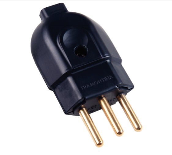 Plugue Macho 3p 20a Preto Tramontina