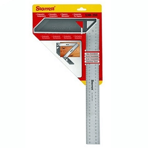 Esquadro 35cm aco Inox Starret