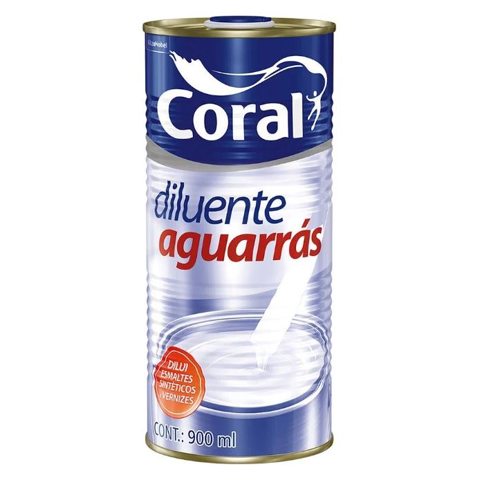 Diluente Aguarrás 900ml Transparente - Coral